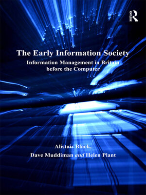 cover image of The Early Information Society